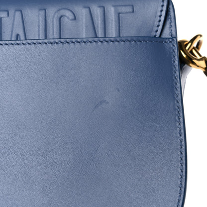 Christian Dior Box Calfskin Medium Bobby Flap Denim Blue 10 of 13