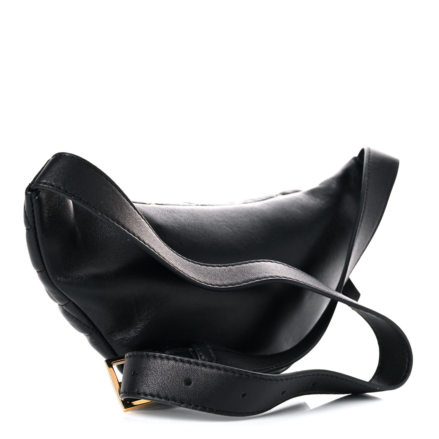 Versace Nappa Quilted Medusa Belt Bag Black 3 of 13