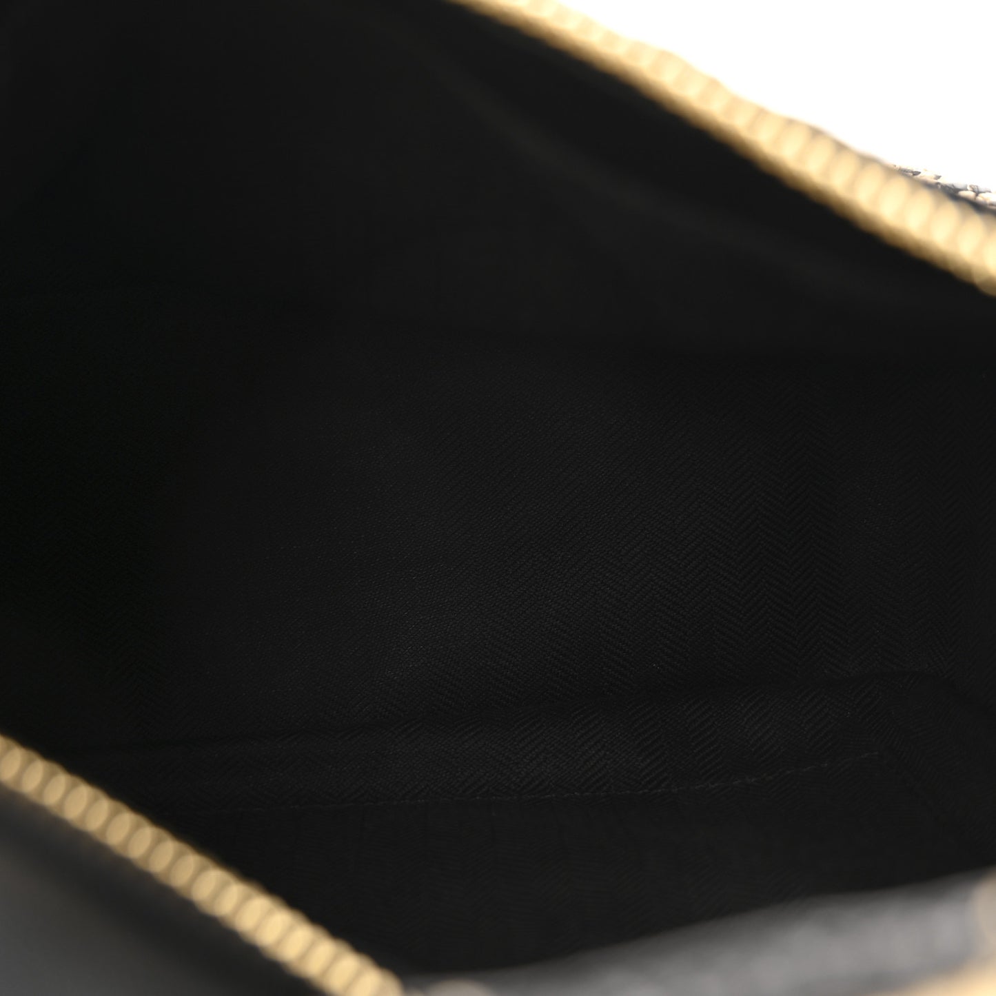 Raffia Calfskin Small Puzzle Bag Natural Honey Gold
