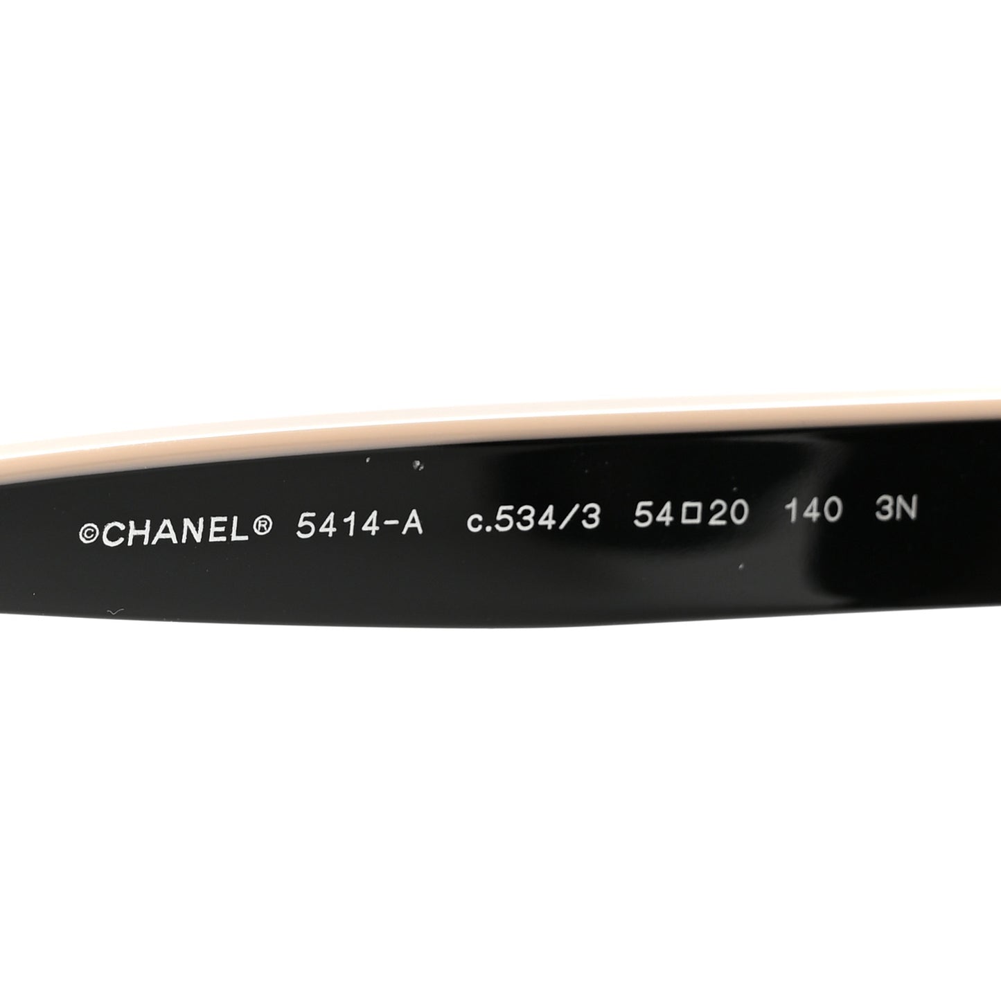 Acetate CC Butterfly Sunglasses 5414 Black Beige