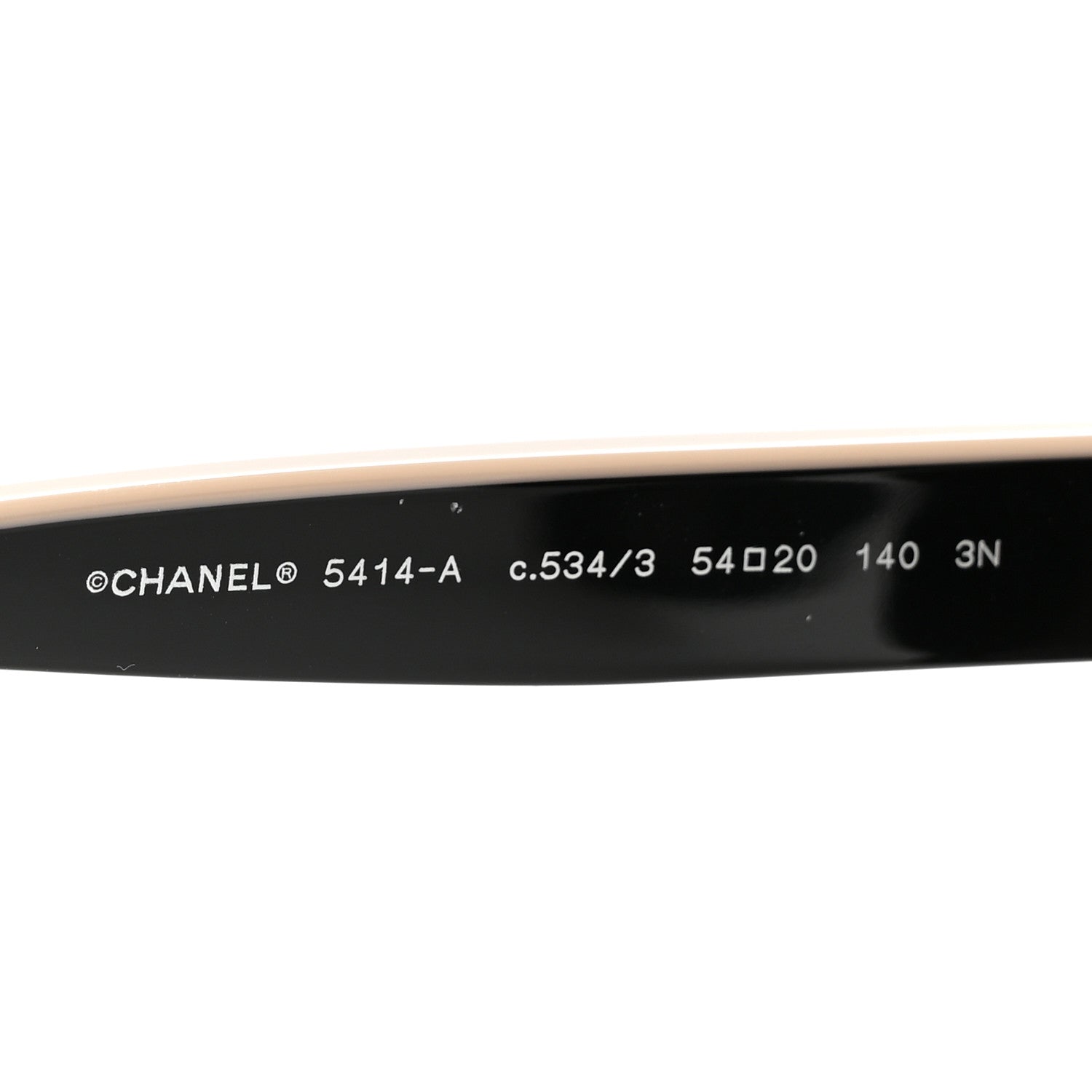 Chanel Acetate CC Butterfly Sunglasses 5414 Black Beige 5 of 8