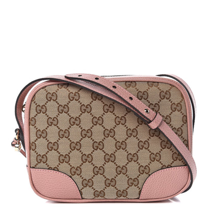 Gucci Monogram Mini Bree Messenger Bag Beige Soft Pink 1 of 9