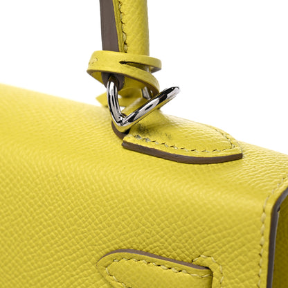 Hermes Epsom Kelly Sellier 25 Lime 17 of 17