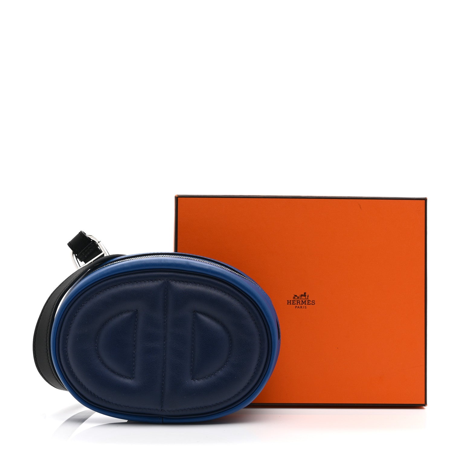 Hermes Swift Verso In-The-Loop Belt Bag Bleu France Bleu Saphir 11 of 11