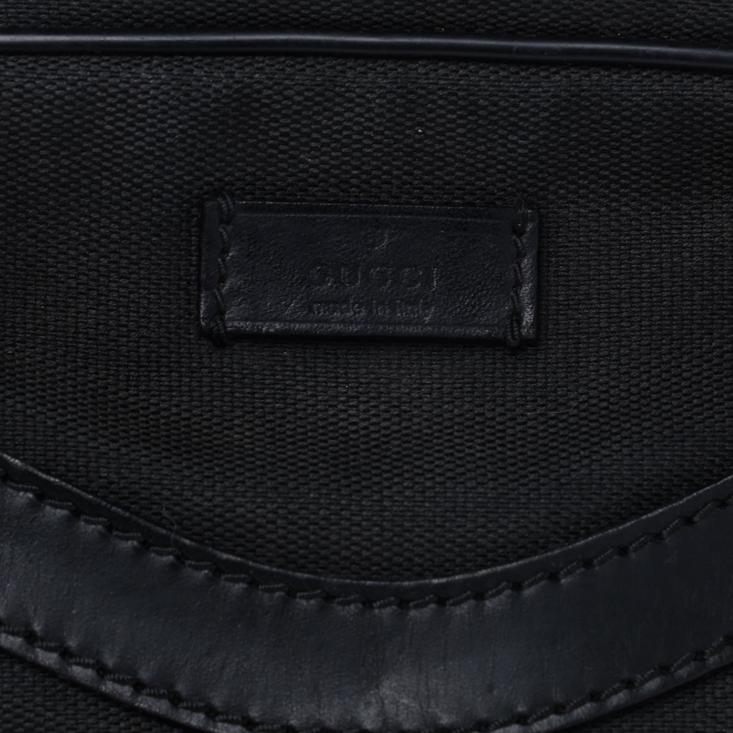 Gucci Canvas Calfskin Messenger Bag Navy 8 of 13