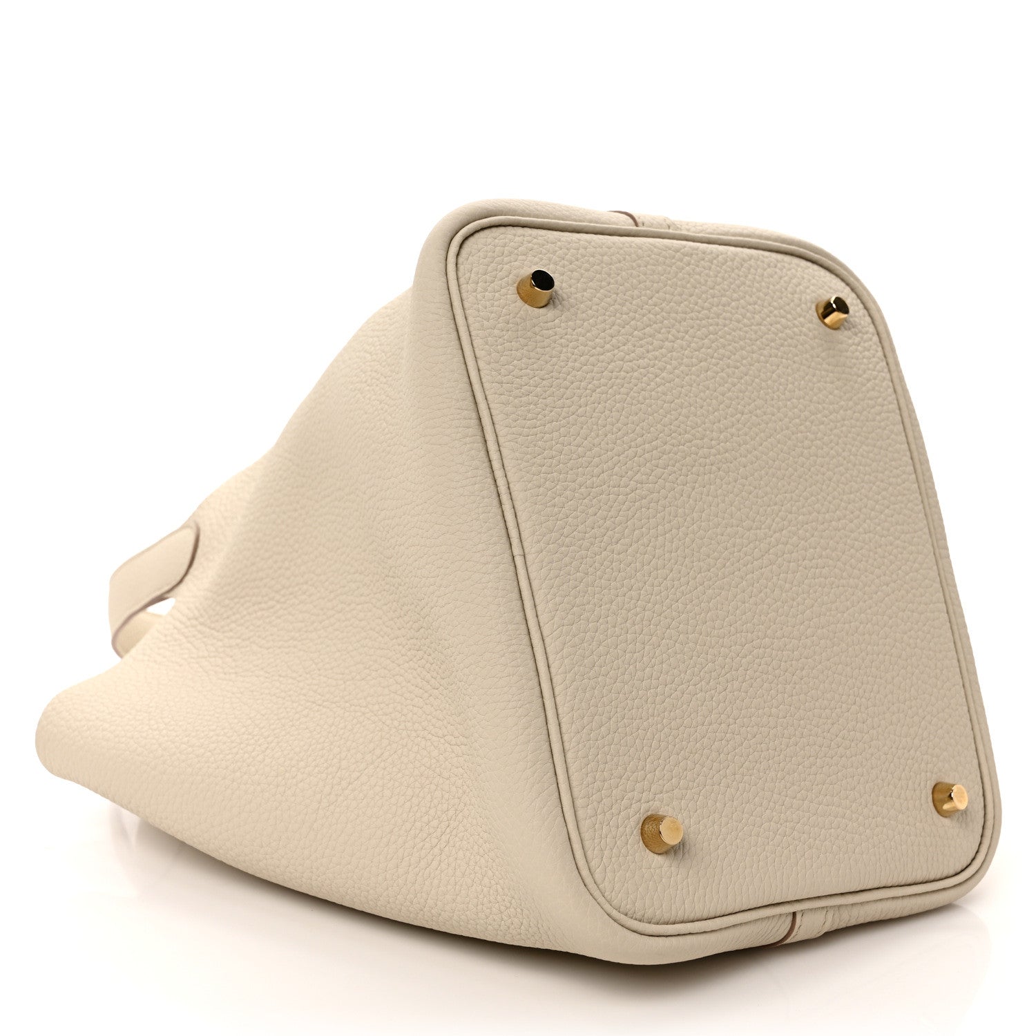 Hermes Taurillon Clemence Picotin Lock 22 MM Beton 6 of 7