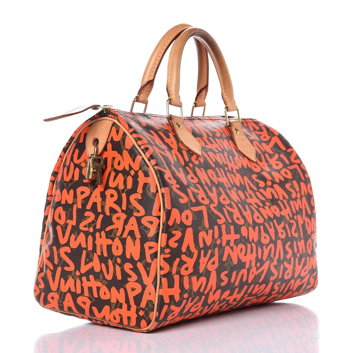 Monogram Graffiti Speedy 30 Orange