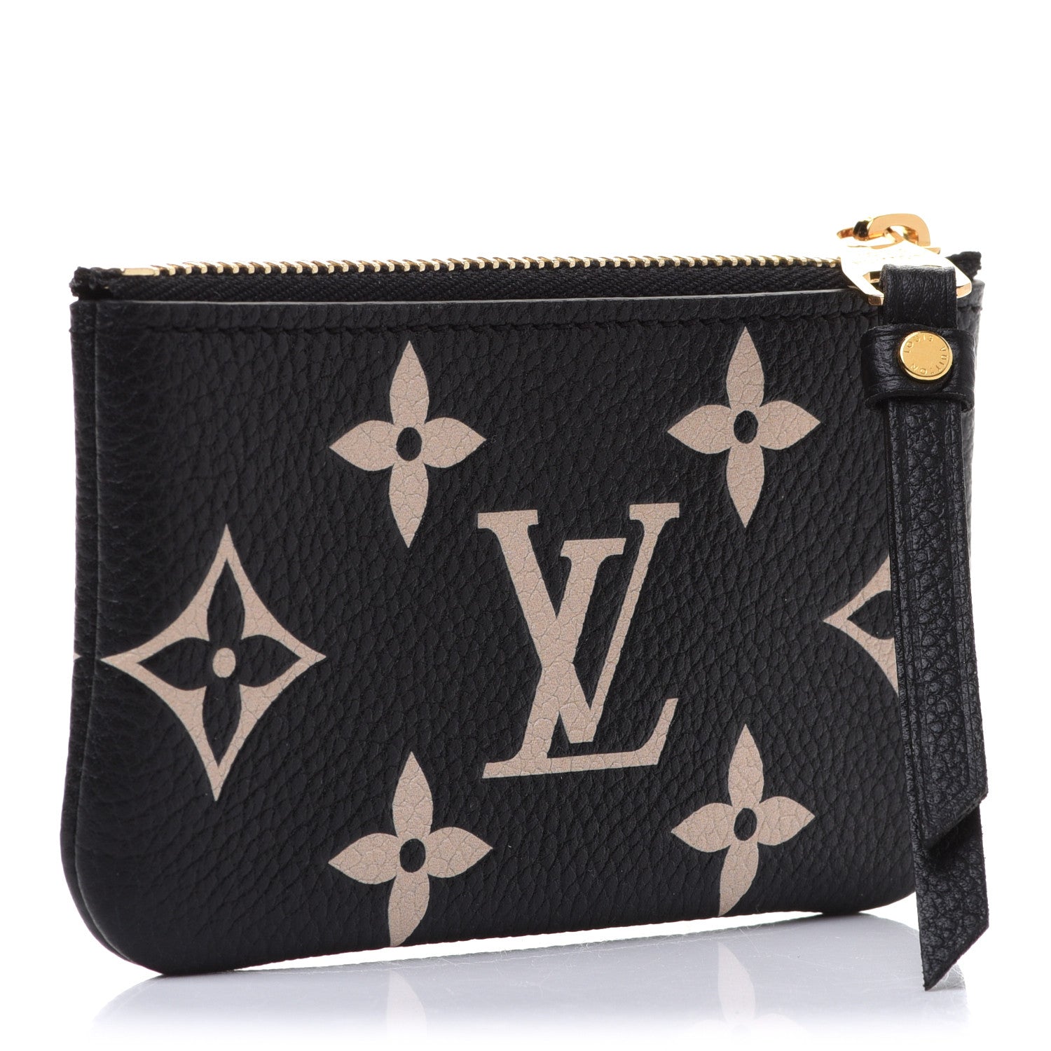 Louis Vuitton Empreinte Monogram Giant Key Pouch Black Beige 3 of 7