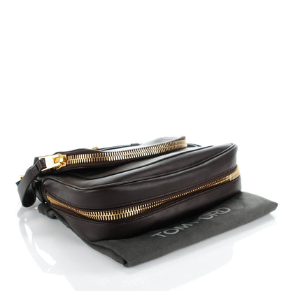 Tom Ford Grained Calfskin Medium Jennifer Crossbody Bag Brown 4 of 7