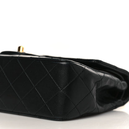 Chanel Lambskin Quilted Small Double Flap Black 9 of 10