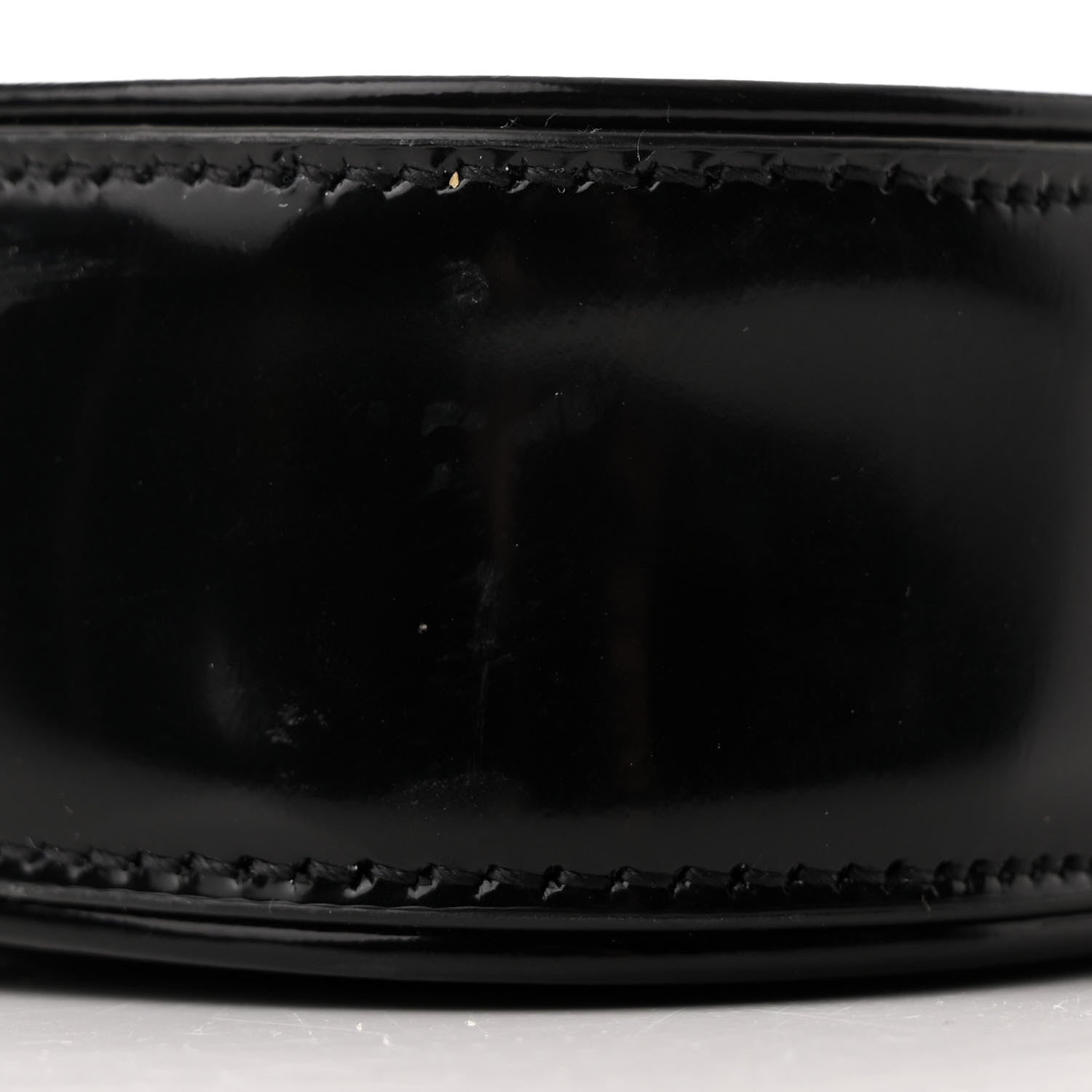 Saint Laurent Patent Calfskin Mini Le 5 A 7 Vertical Hobo Black 9 of 10
