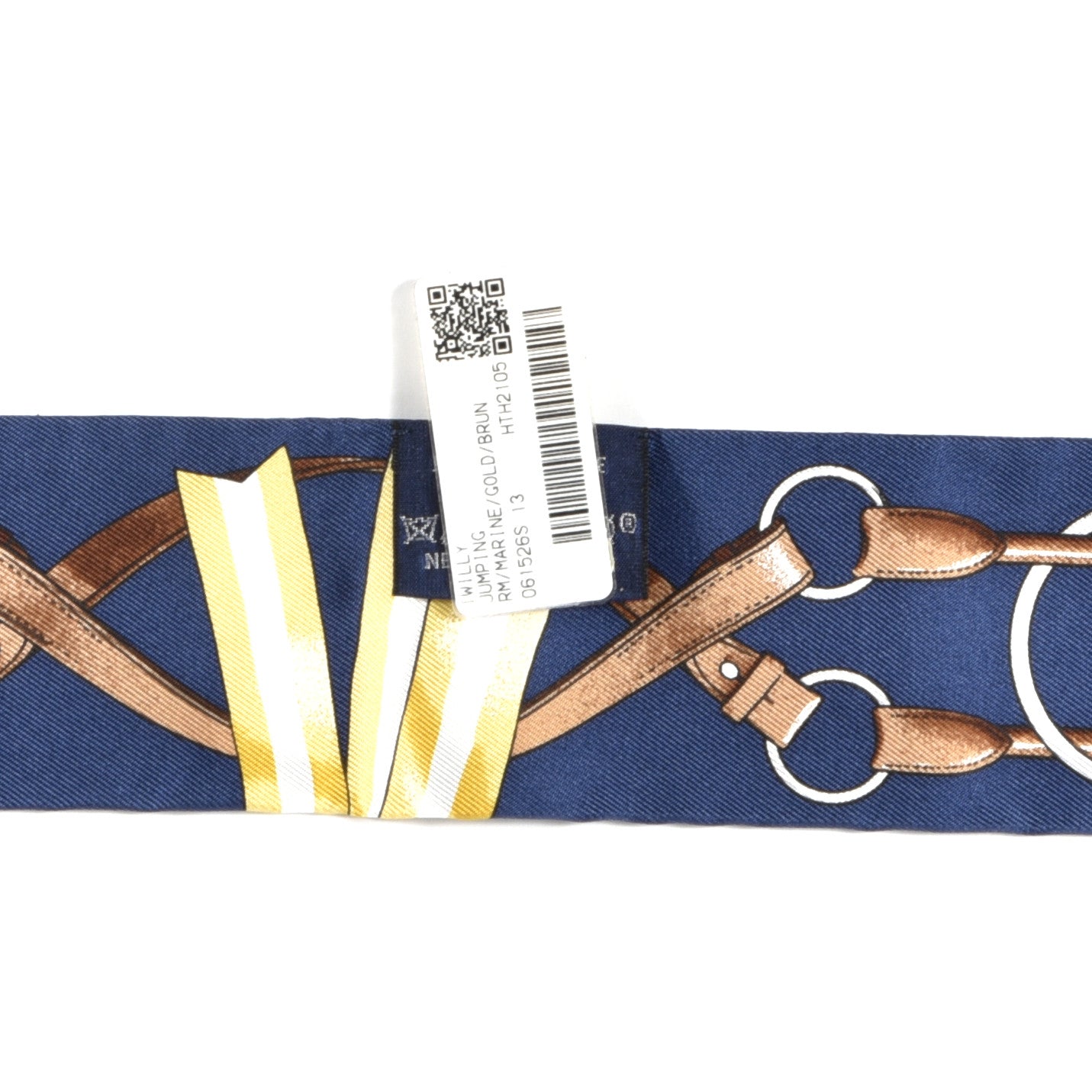 Silk Jumping Twilly Marine Gold Brun