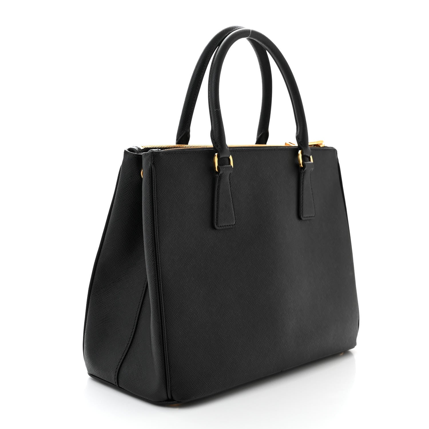 Prada Saffiano Medium Galleria Double Zip Tote Black 3 of 10