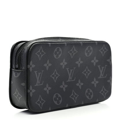Louis Vuitton Monogram Eclipse Pochette Volga 3 of 6
