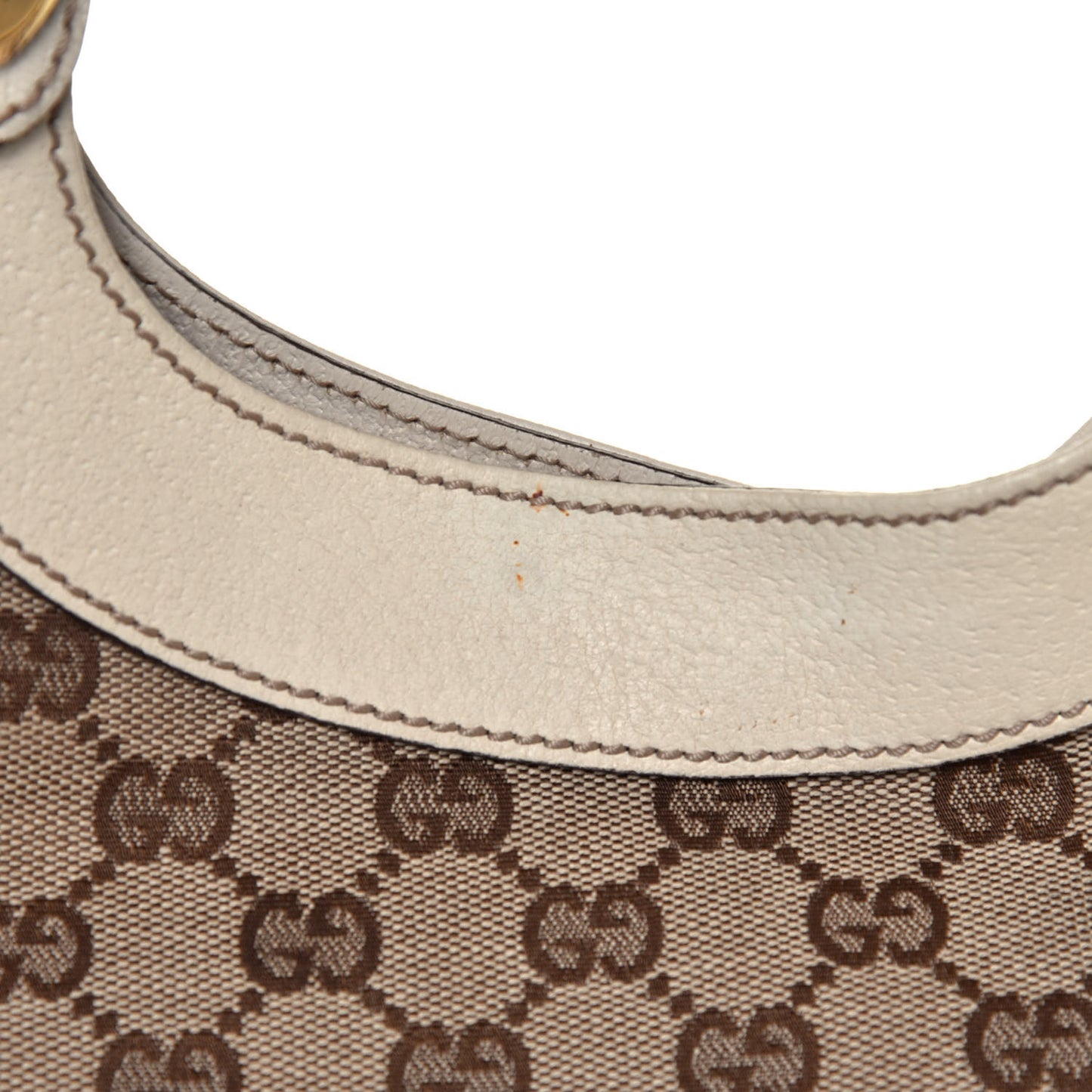 Monogram Medium Charmy Shoulder Bag Off White