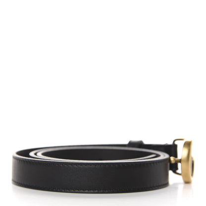 Gucci Calfskin Double G 20mm Belt 75 30 Black 2 of 4