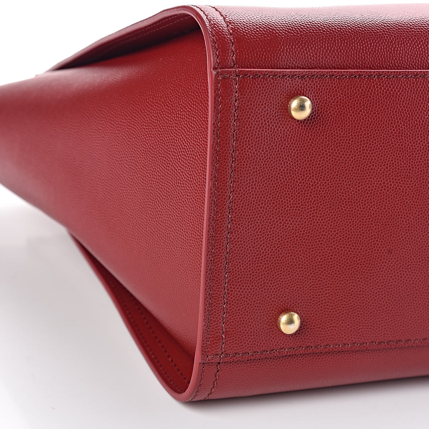 Caviar Small Studded Deauville Tote Red