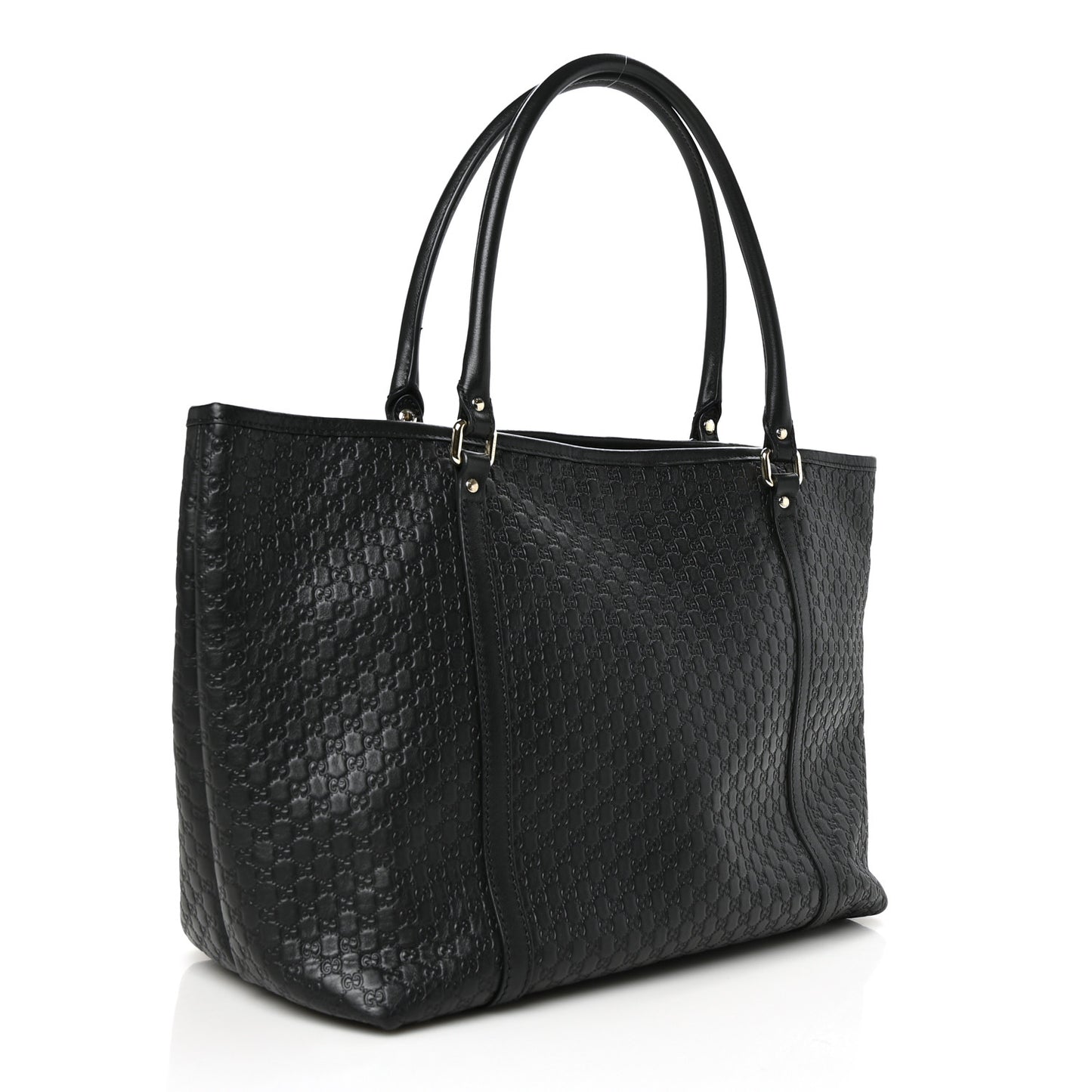 Microguccissima Medium Joy Tote Black