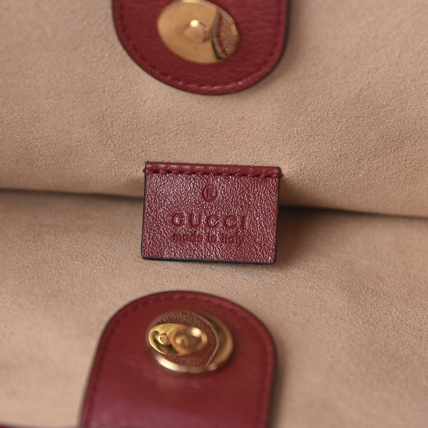 Calfskin Large Rajah Chain Tote Romantic Cherry