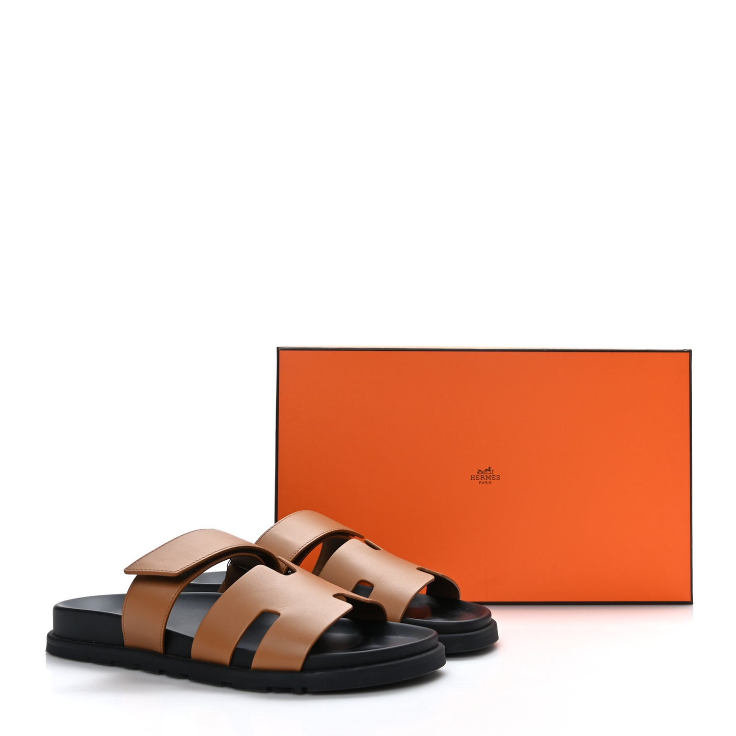 Calfskin Mens Chypre Sandals 41.5 Naturel