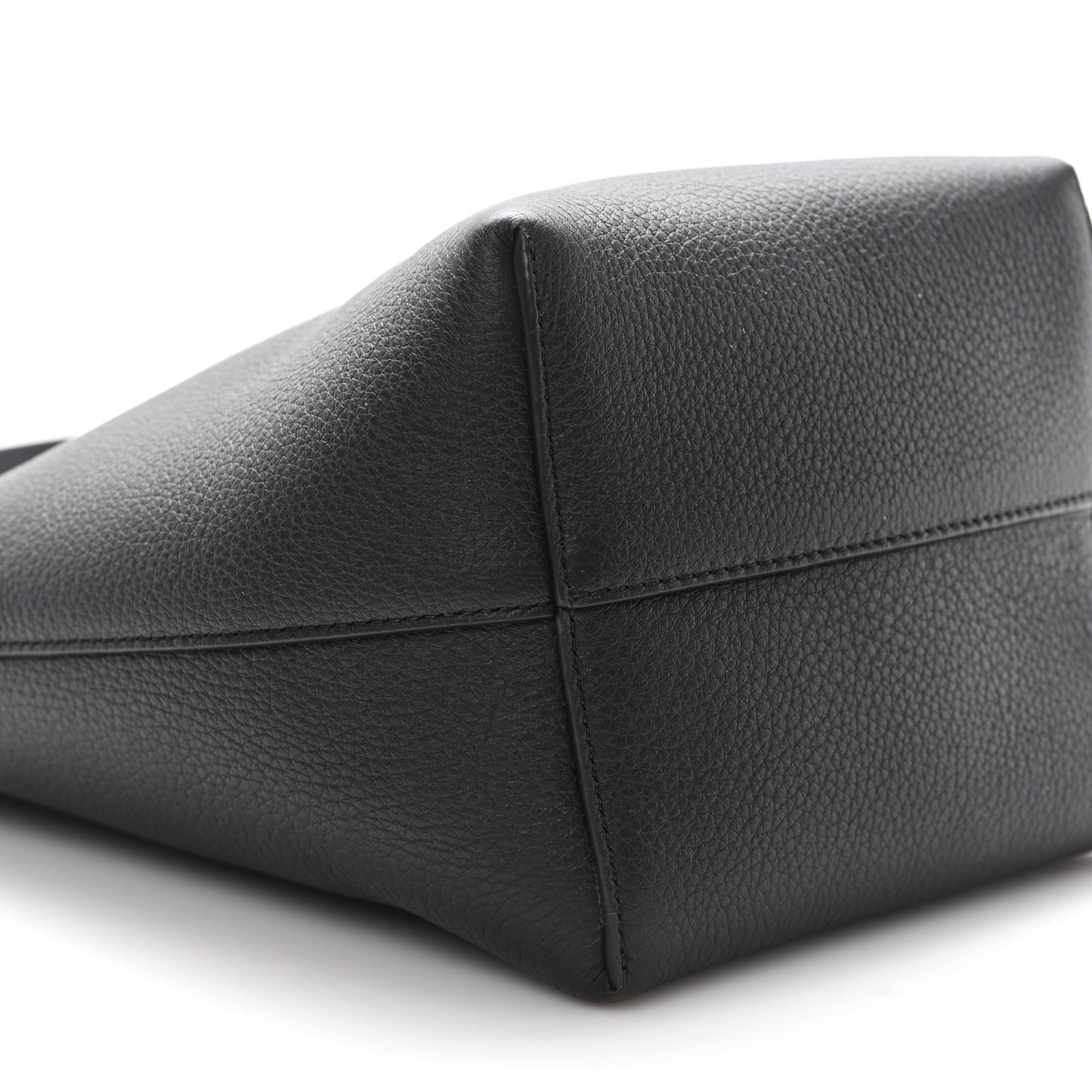 Grained Calfskin Small N/S Park Tote Black