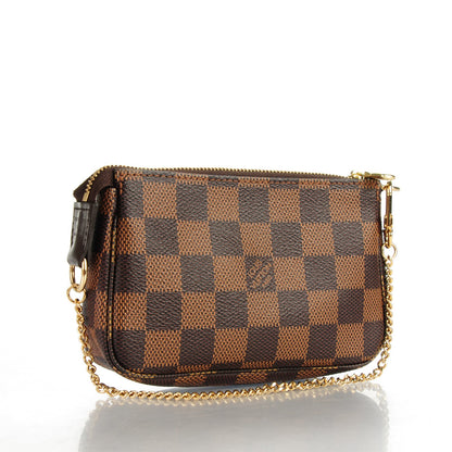 Louis Vuitton Damier Ebene Mini Pochette Accessories 3 of 7