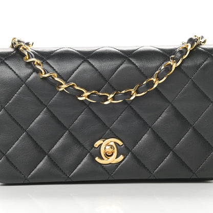 Chanel Lambskin Quilted Mini Flap Black 9 of 15
