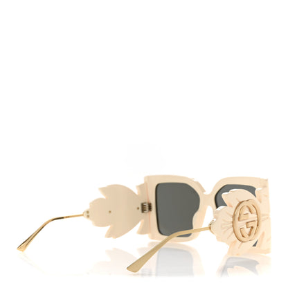 Gucci Acetate Square Frame Wing Sunglasses GG0535S Ivory 4 of 9