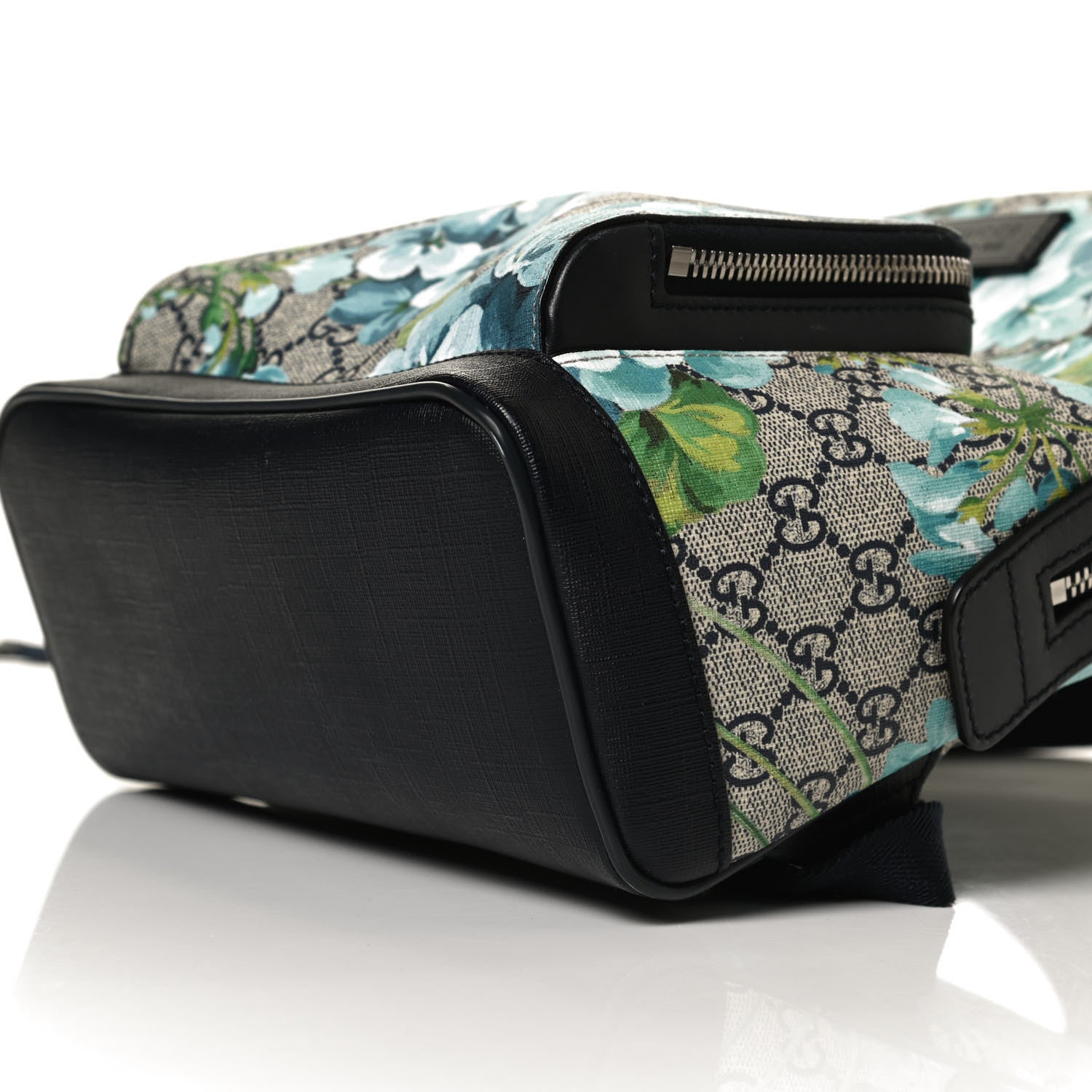 Gucci GG Supreme Monogram Blooms Small Day Backpack Blue 9 of 9