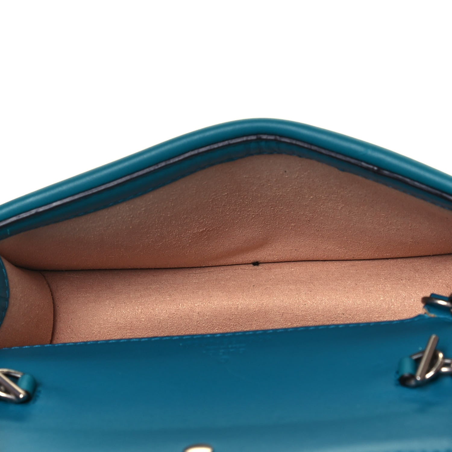 Gucci Velvet Super Mini Dionysus Shoulder Bag Pavone Cyan 5 of 11