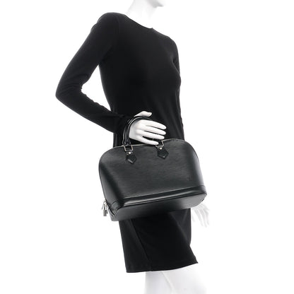 Louis Vuitton Epi Alma PM Black 2 of 7