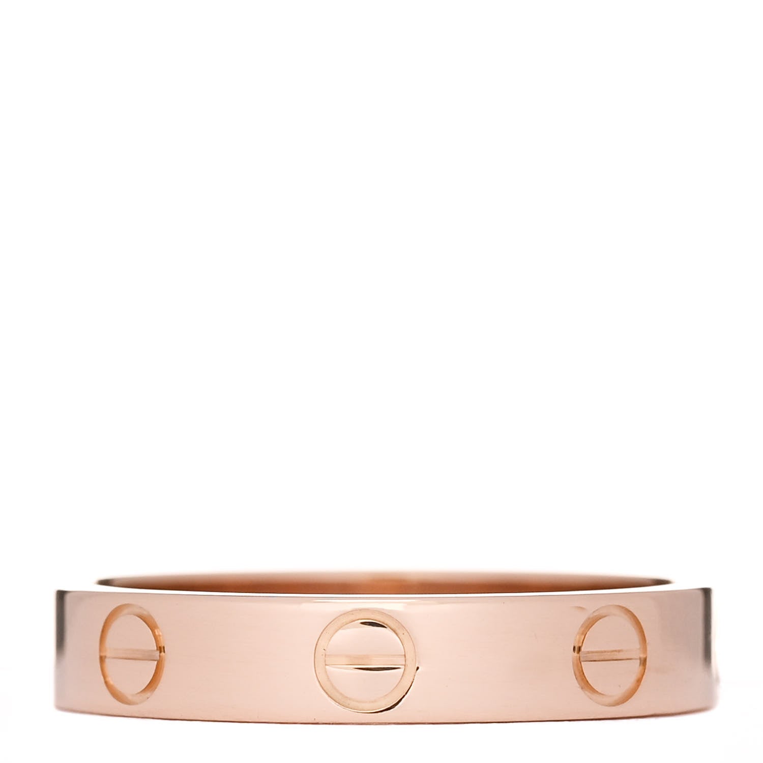Cartier 18K Pink Gold 3.5mm LOVE Wedding Band Ring 54 7 3 of 5
