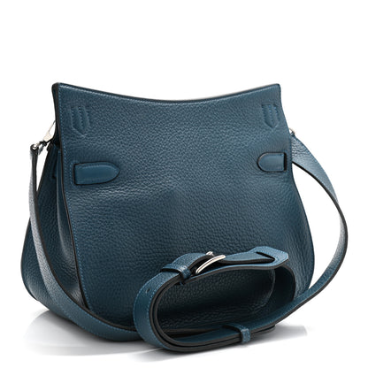 Hermes Taurillon Clemence Swift Jypsiere 28 Cobalt 3 of 10