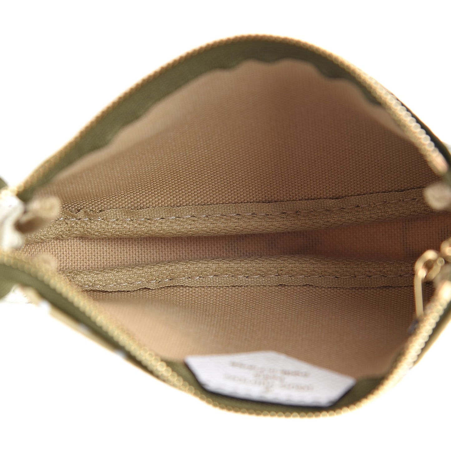 Monogram Giant Micro Pochette Accessories Kaki White