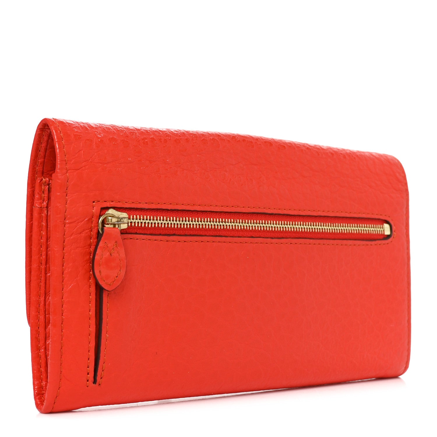 Mulberry Shiny Grain Darley Wallet  Flame 3 of 7