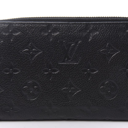 Louis Vuitton Empreinte Zippy Wallet Black 9 of 9