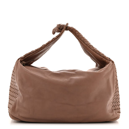 Bottega Veneta Nappa Intrecciato Large Knot Hobo Old Petra 1 of 14