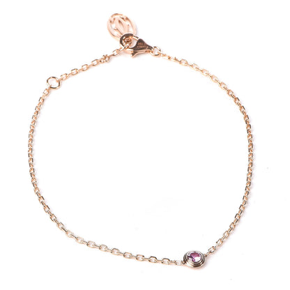Cartier 18K Pink Gold Pink Sapphire D'Amour Bracelet 1 of 5