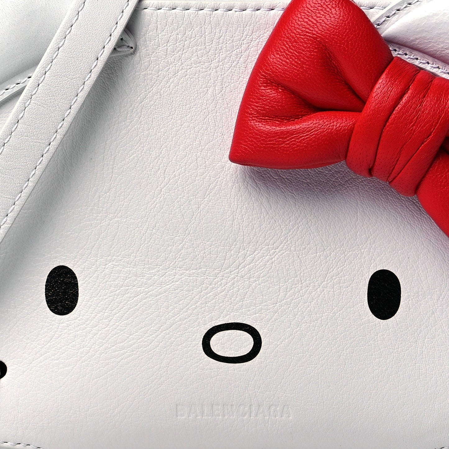 Calfskin Hello Kitty Camera Bag XS Optic White