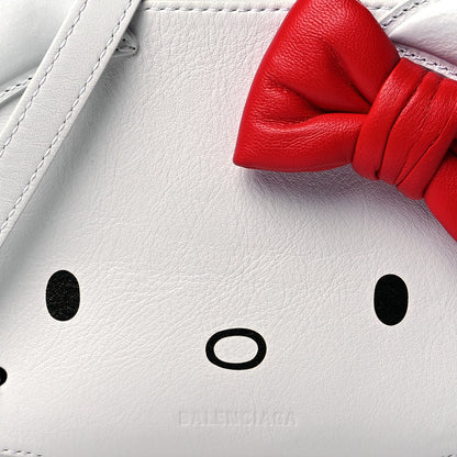 Balenciaga Calfskin Hello Kitty Camera Bag XS Optic White 8 of 10