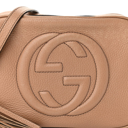 Gucci Pebbled Calfskin Small Soho Disco Bag Camelia 8 of 21