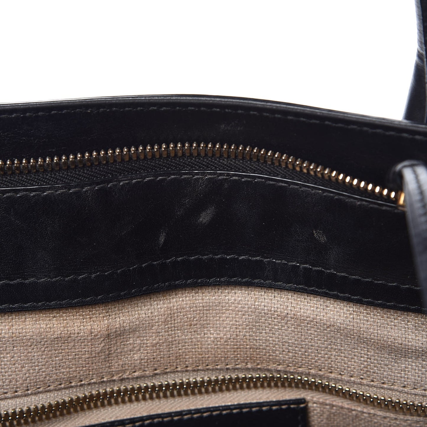 Calfskin Padlock Work S Bag Black