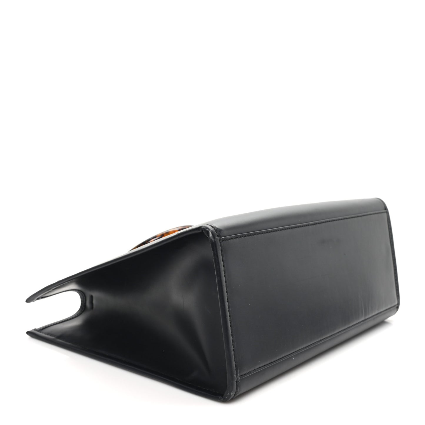 Vitello King Plexiglass Medium Fendi Sunshine Shopper Tote Black