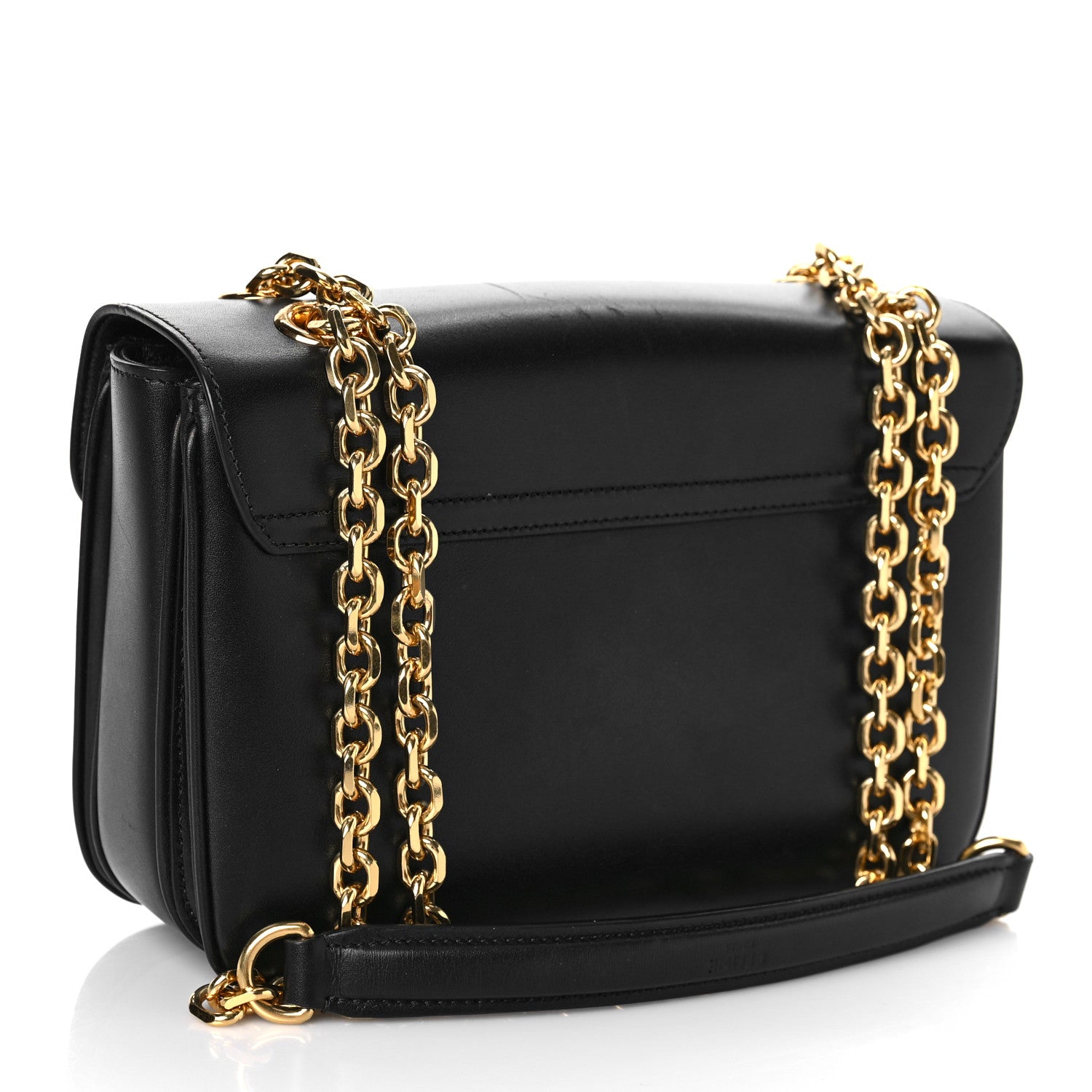 Celine Shiny Calfskin Medium C Bag Black 3 of 13