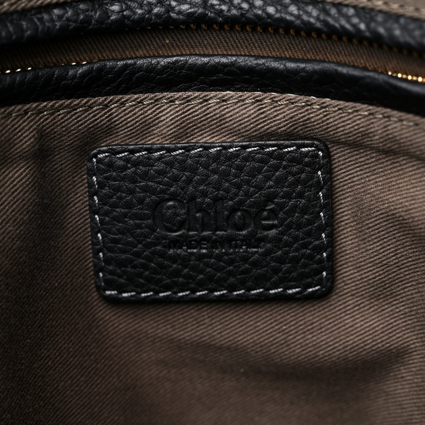 Calfskin Large Marcie Satchel Black