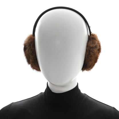 Louis Vuitton Mink Monogram Earmuffs Brown 2 of 5