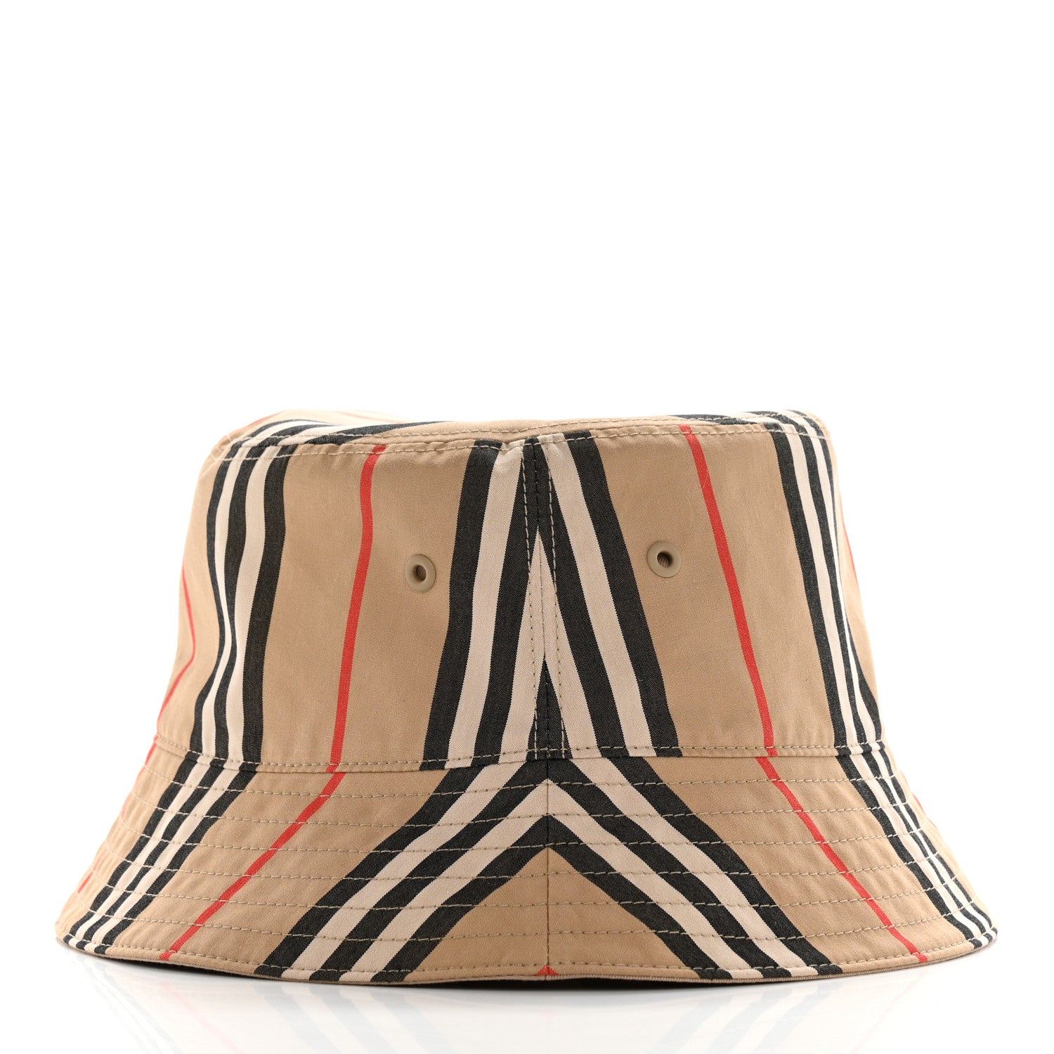 Burberry Technical Cotton Reversible Icon Stripe Bucket Hat L Archive Beige 5 of 11