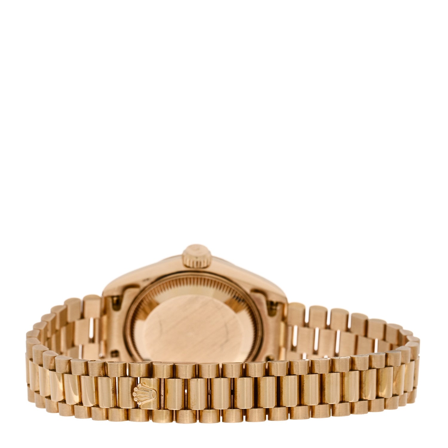 Rolex 18K Yellow Gold Diamond 26mm Datejust President Watch Champagne 69178 3 of 4