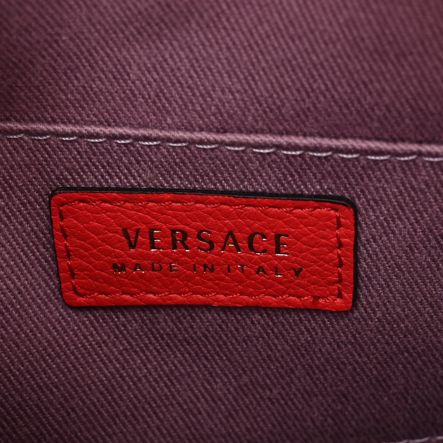Calfskin La Medusa Round Camera Bag Red