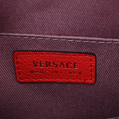 Versace Calfskin La Medusa Round Camera Bag Red 6 of 9